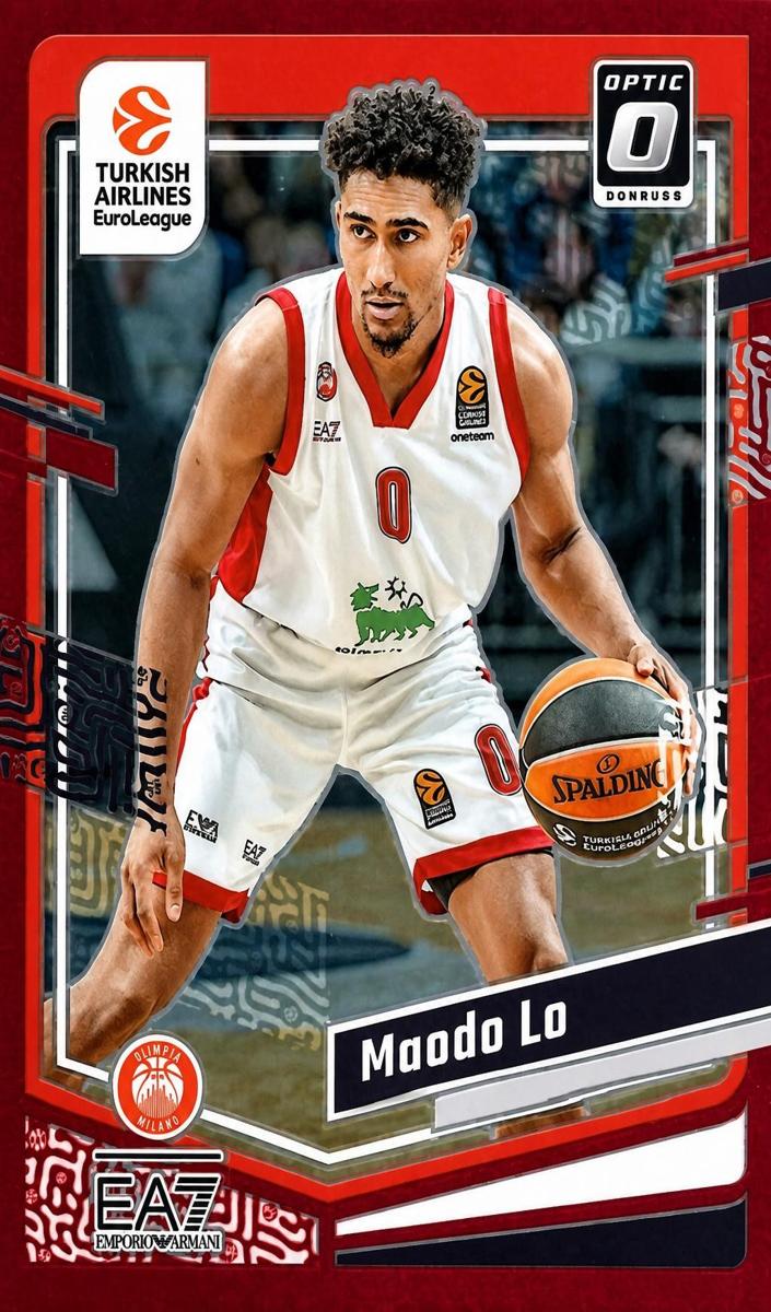 2023 Donruss Turkish Airlines EuroLeague Basketball Red Maodo Lo #71