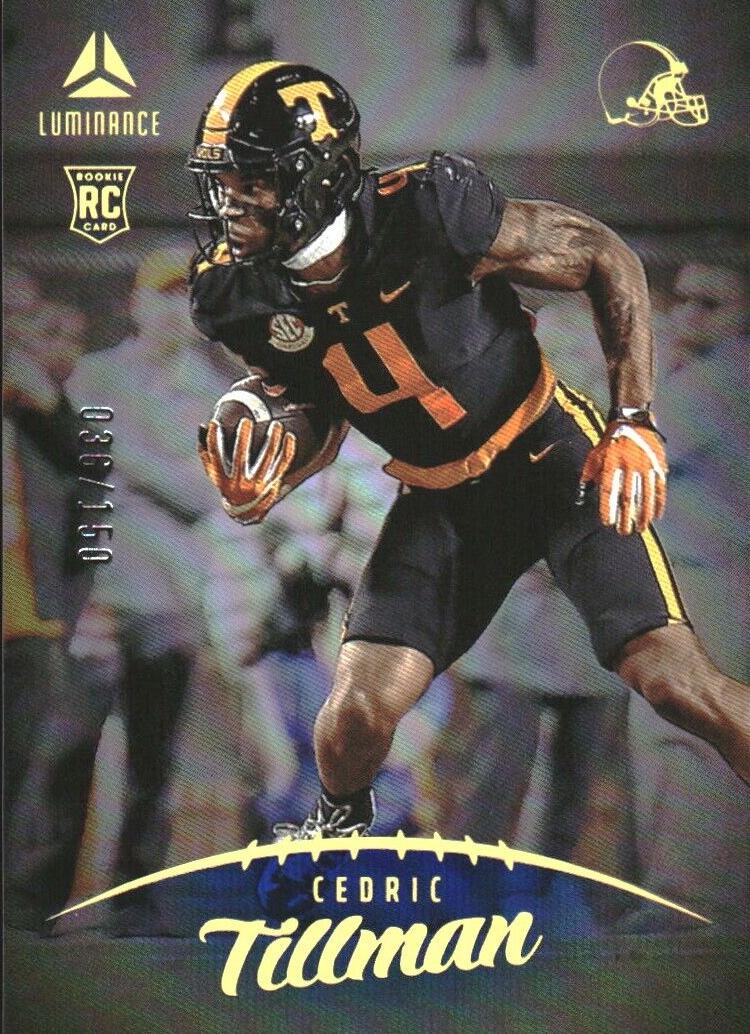 2023 Panini Luminance Football Blue Cedric Tillman #126