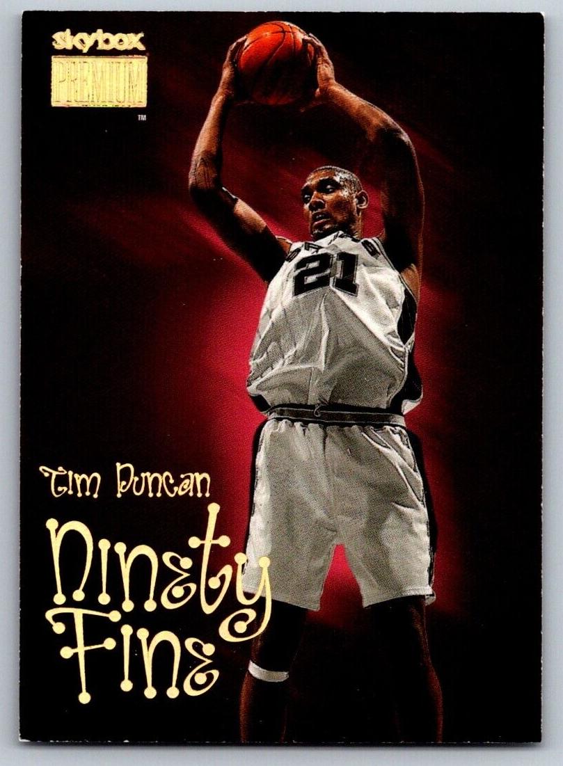 1998 Skybox Premium Basketball Tim Duncan #206