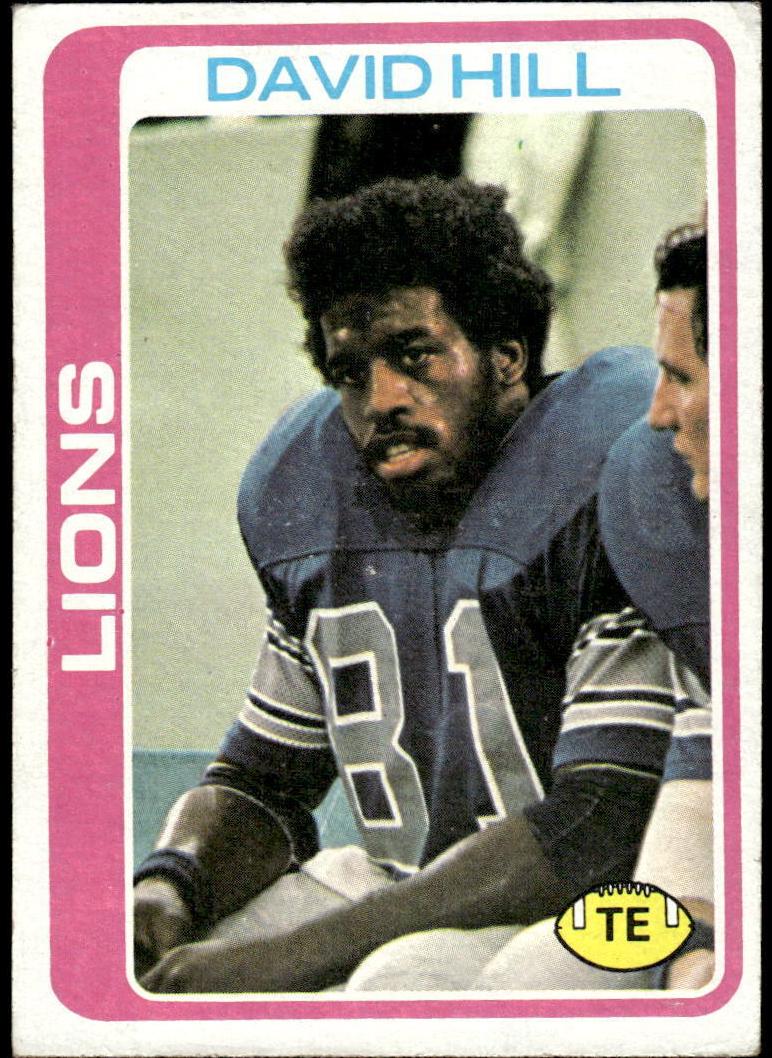 1978 Topps Football David Hill #26 PSA 8