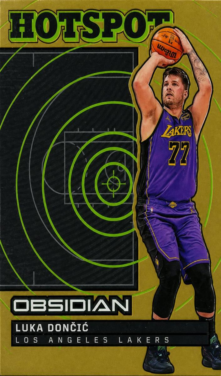 2024 Panini Obsidian Basketball Electric Etch Bronze Flood Luka Doncic #12
