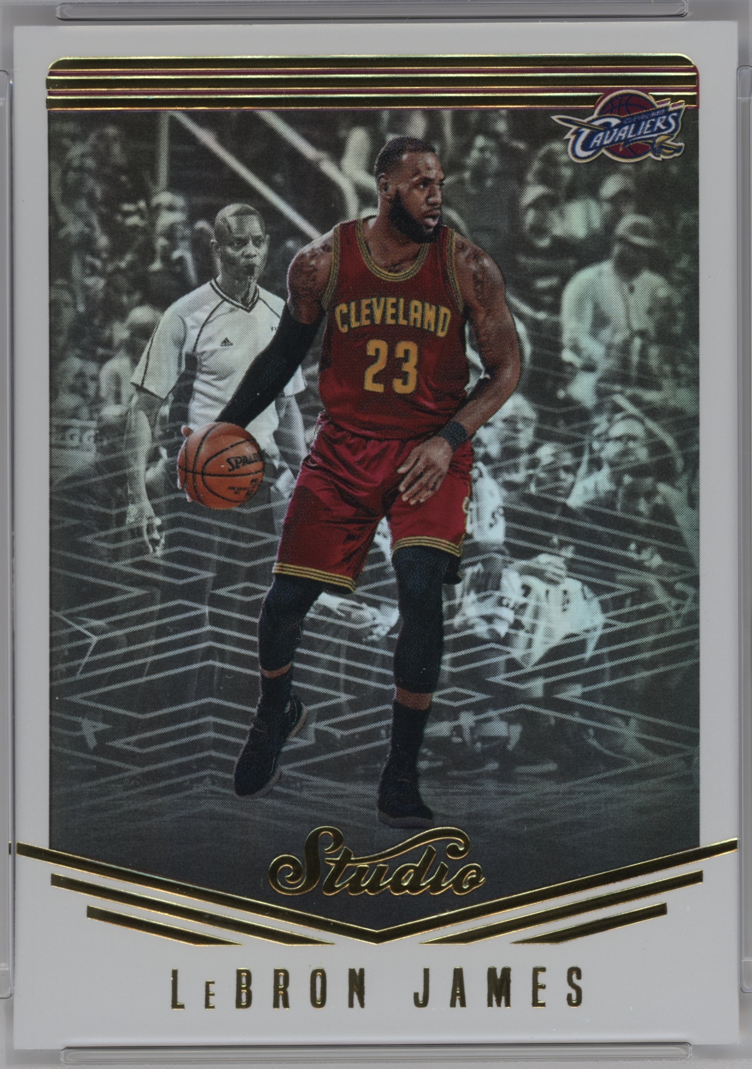 2016 Panini Studio Basketball Lebron James #18