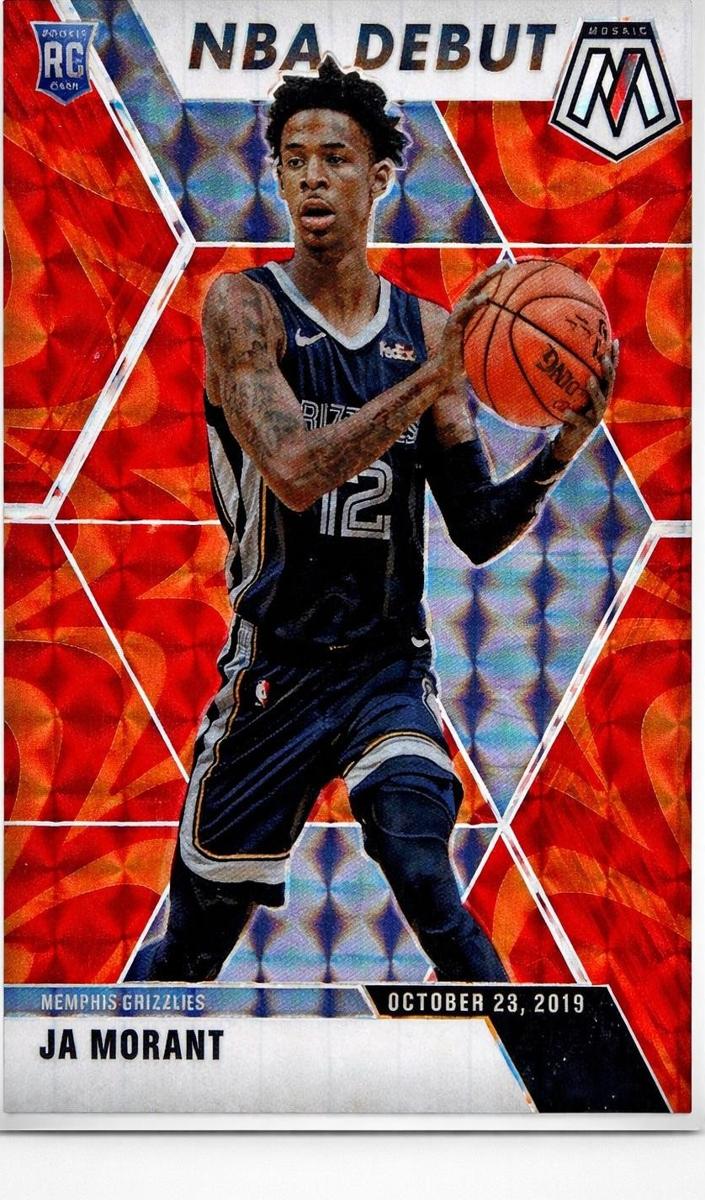 2019 Panini Mosaic Basketball Mosaic Reactive Orange Ja Morant #274 PSA 9