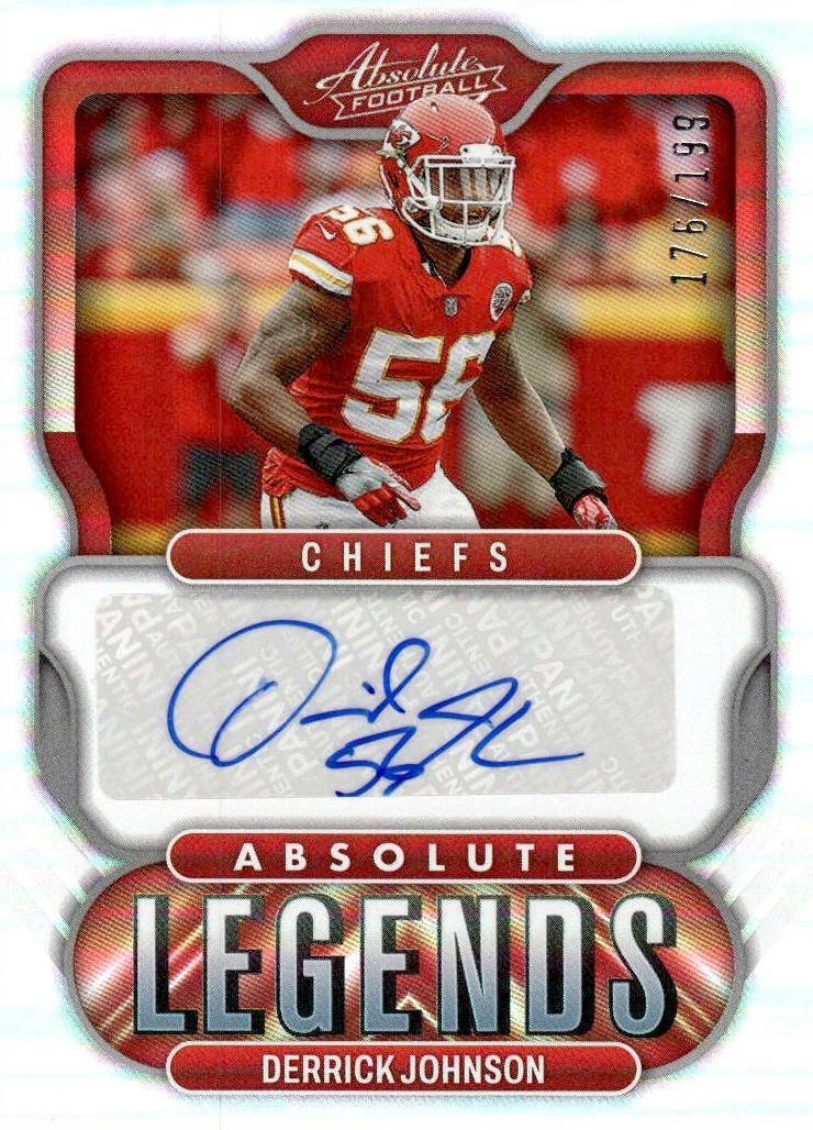 2022 Panini Absolute Football Derrick Johnson #AL-DJ