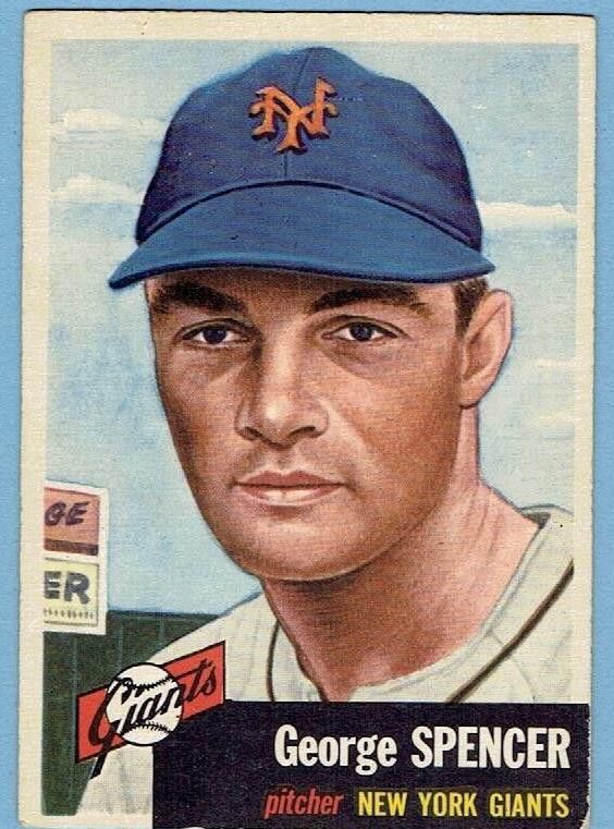 1953 Topps Baseball George Spencer #115
