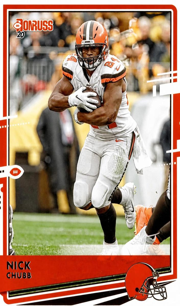 2020 Panini Donruss Football Nick Chubb #72