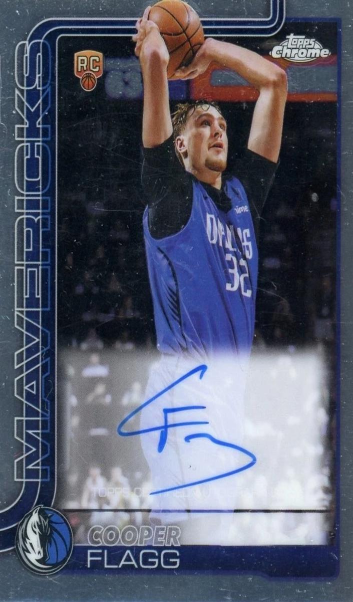 2025 Topps Chrome Basketball Cooper Flagg #TCAR-CF PSA 8.5