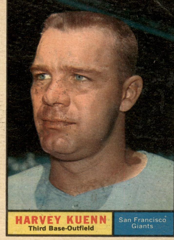 1961 Topps Baseball Harvey Kuenn #500