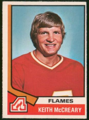 1974 O-Pee-Chee Hockey Keith McCreary #103