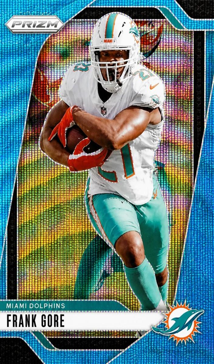 2024 Panini Prizm Football Blue Wave Frank Gore #184