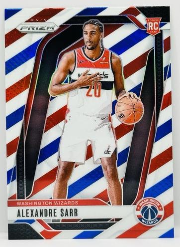 2024 Panini Prizm Basketball Red White and Blue Alexandre Sarr #264 PSA 9