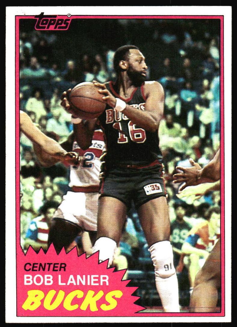 1981 Topps Basketball Bob Lanier #25 PSA 8.5