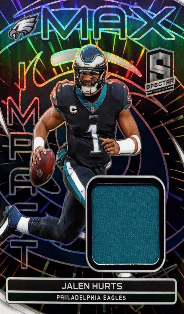 2023 Panini Spectra Football Hyper Jalen Hurts #MI-JHU PSA 10