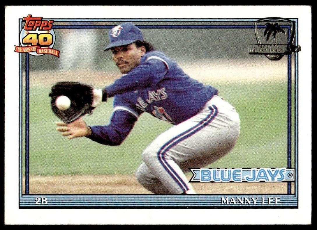 1991 Topps Baseball Manny Lee #297