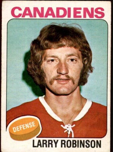 1975 O-Pee-Chee Hockey Larry Robinson #241