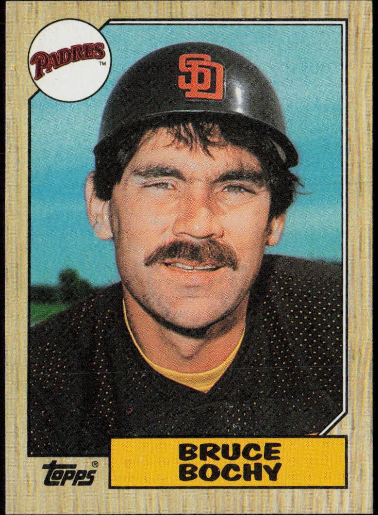 1987 Topps Baseball Bruce Bochy #428
