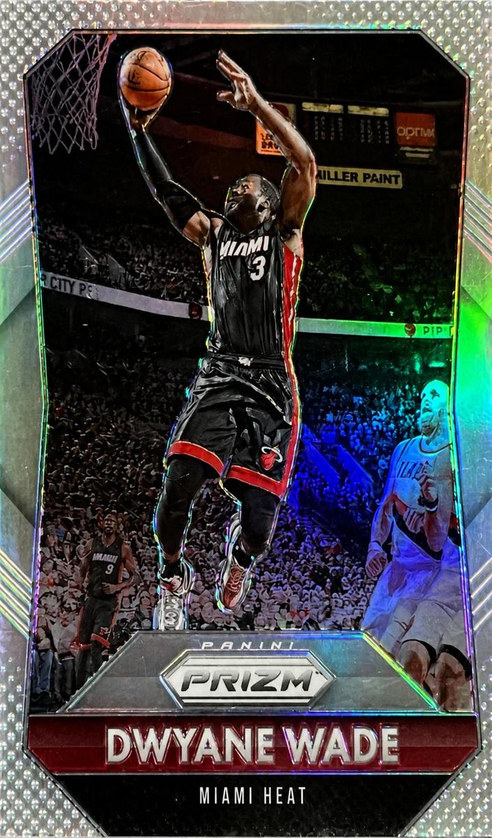 2015 Panini Prizm Basketball Silver Dwyane Wade #64 PSA 9