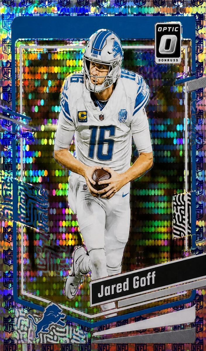 2023 Donruss Optic Football Shield Jared Goff #62