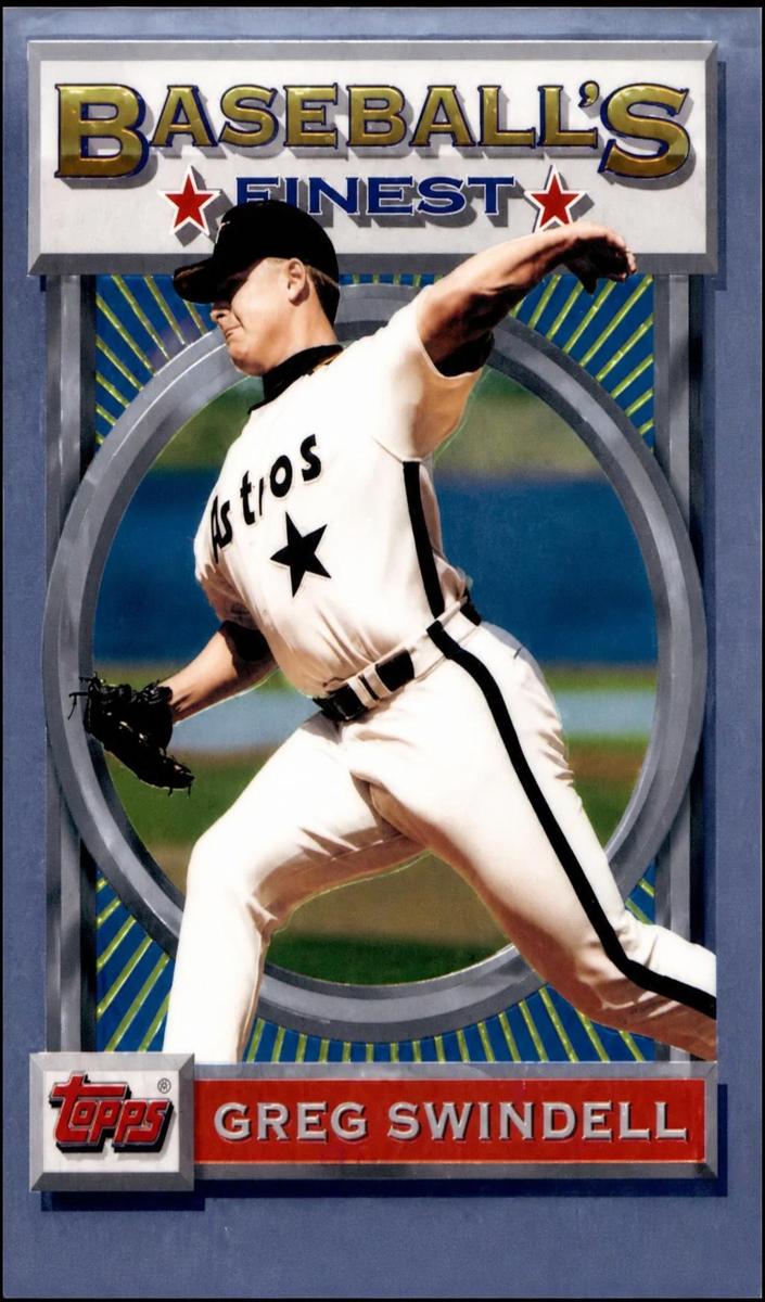 1993 Topps Finest Baseball Greg Swindell #137 PSA 8.5