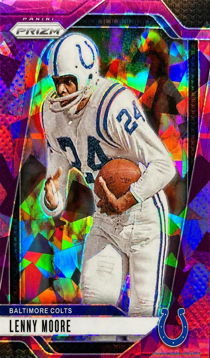 2024 Panini Prizm Football Purple Ice Lenny Moore #296