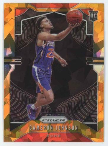 2019 Panini Prizm Basketball Orange Ice Cameron Johnson #257