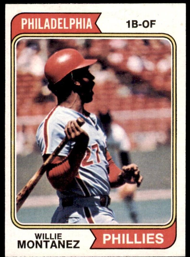 1974 Topps Baseball Willie Mantanez #515