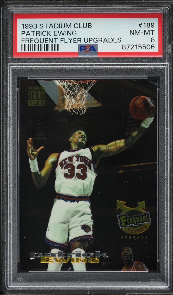 1993 Topps Stadium Club Basketball Patrick Ewing #189