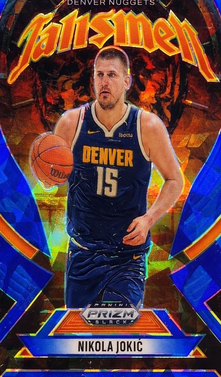 2024 Panini Prizm Black Basketball Blue Ice Nikola Jokic #9
