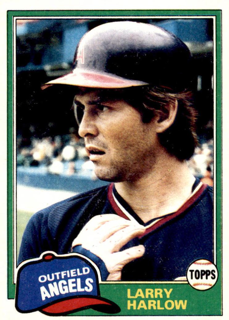 1981 Topps Baseball Larry Harlow #121 PSA 9