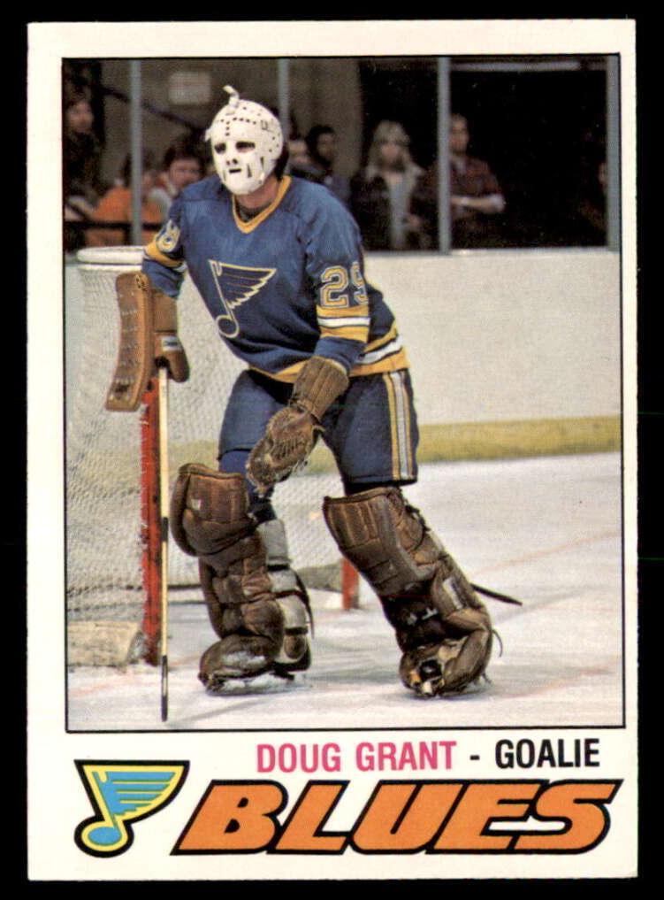 1977 O-Pee-Chee Hockey Doug Grant #294 PSA 8