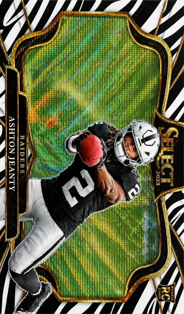 2025 Panini Select Football Zebra Ashton Jeanty #404