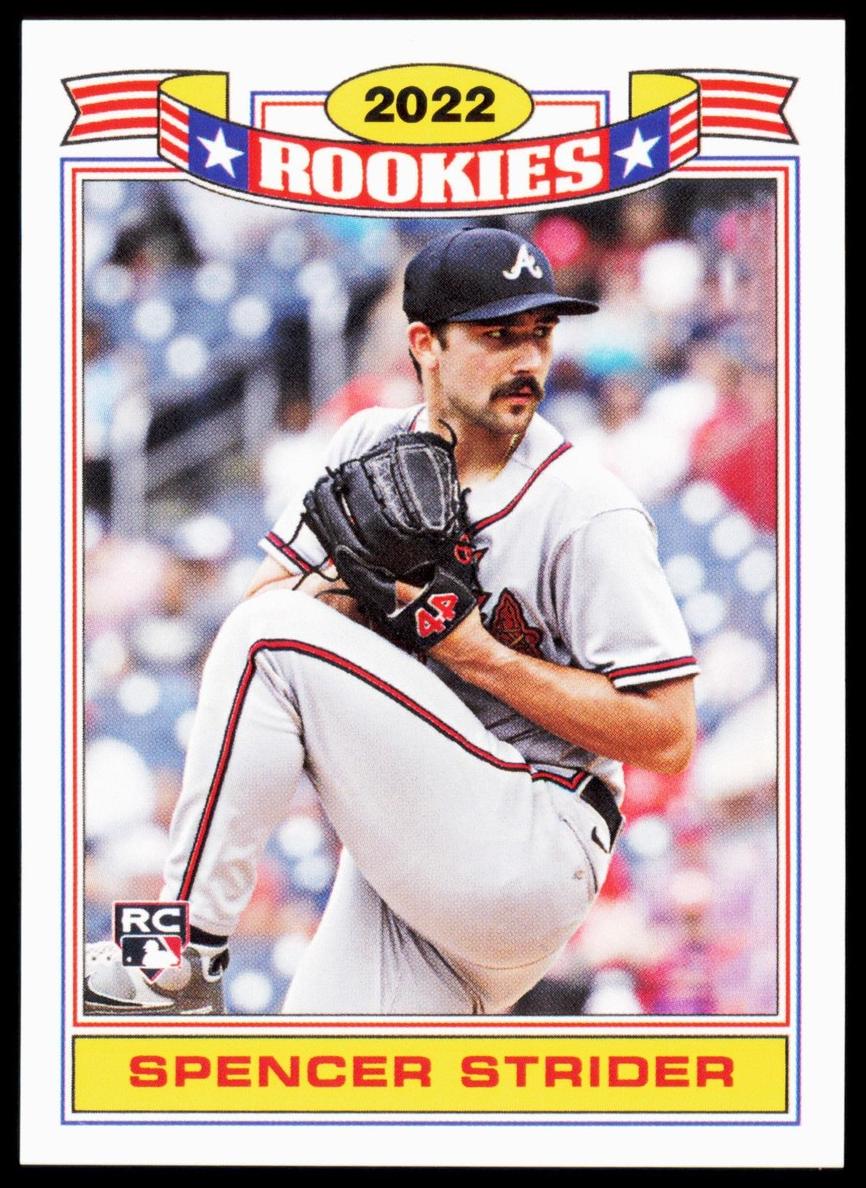 2022 Topps Throwback Thursday Baseball Spencer Strider #147 PSA 10