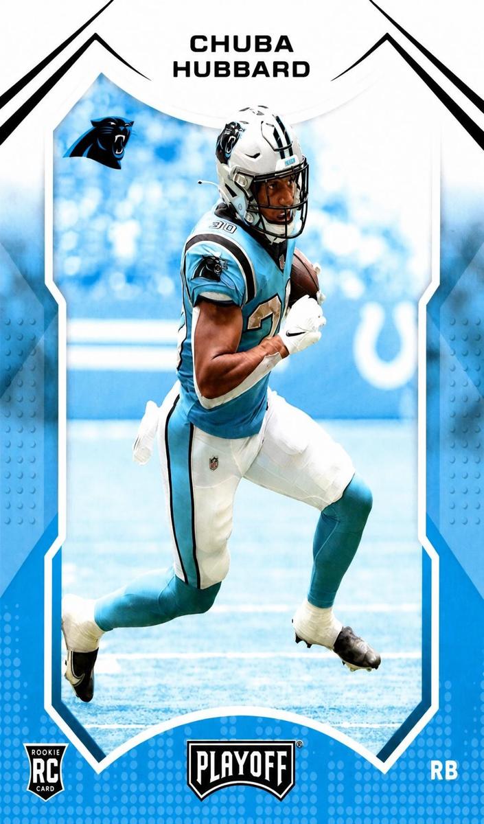 2021 Panini Playoff Football Chuba Hubbard #234