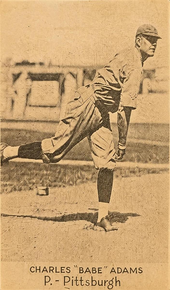 1921 National Caramel E220 Baseball Charles "Babe" Adams #NNO