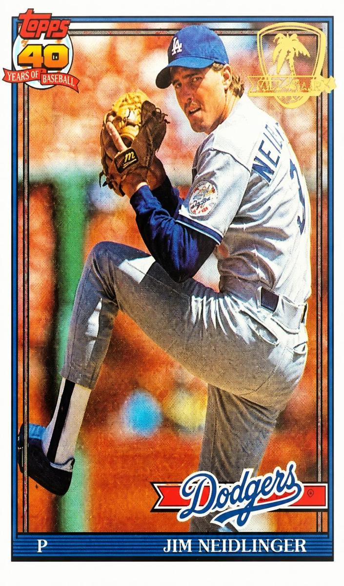 1991 Topps Baseball Jim Neidlinger #39