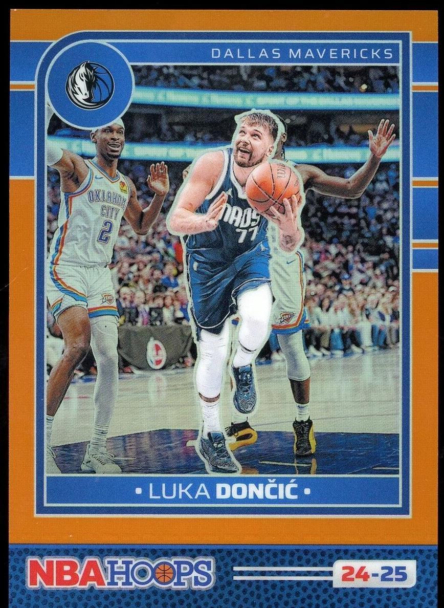 2024 Panini Hoops Basketball Premium Orange Luka Doncic #115 SGC 9
