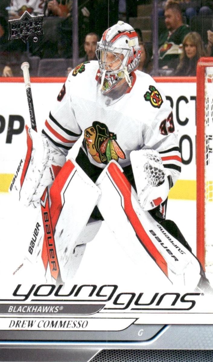 2024 Upper Deck Hockey Drew Commesso #488 RAW Ungraded