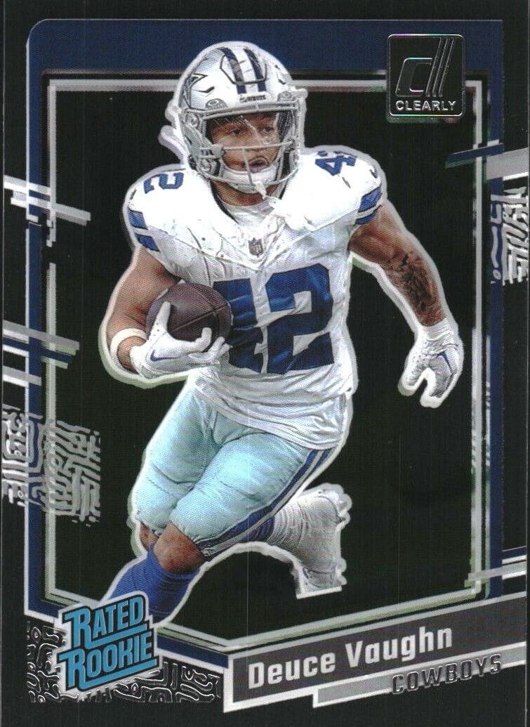 2023 Panini Clearly Donruss Football Deuce Vaughn #58