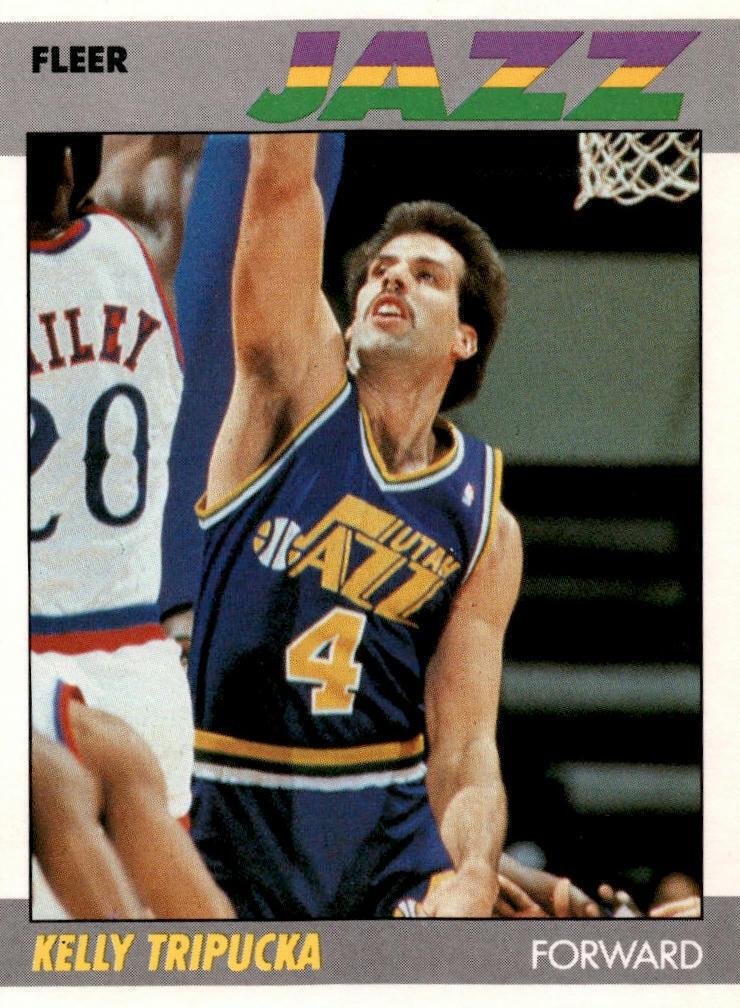 1987 Fleer Basketball Kelly Tripucka #112 PSA 9