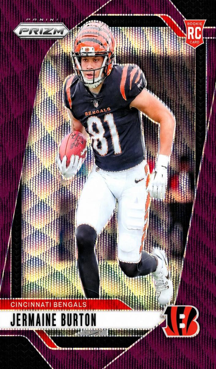 2024 Panini Prizm Football Purple Wave Jermaine Burton #350