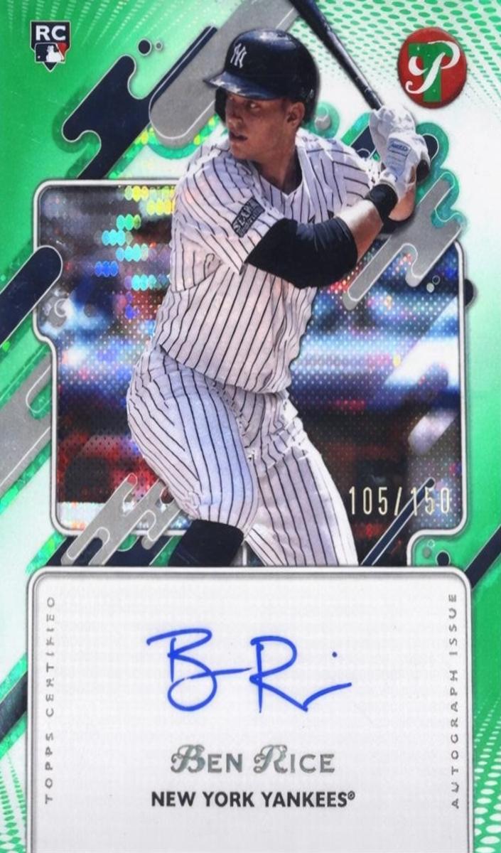 2025 Topps Pristine Baseball Green Ben Rice #PA-BR