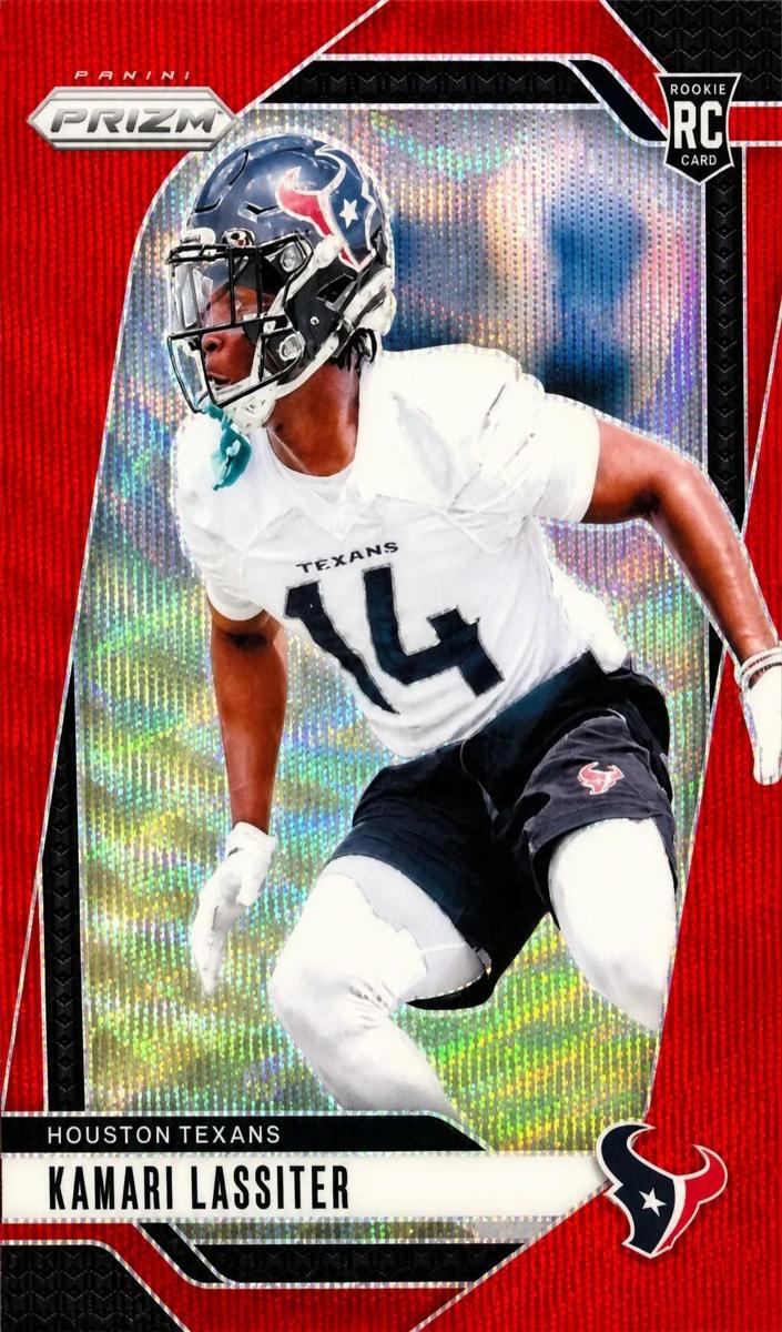 2024 Panini Prizm Football Red Wave Kamari Lassiter #360 PSA 8.5