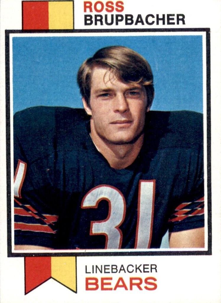 1973 Topps Football Ross Brupbacher #87 PSA 9