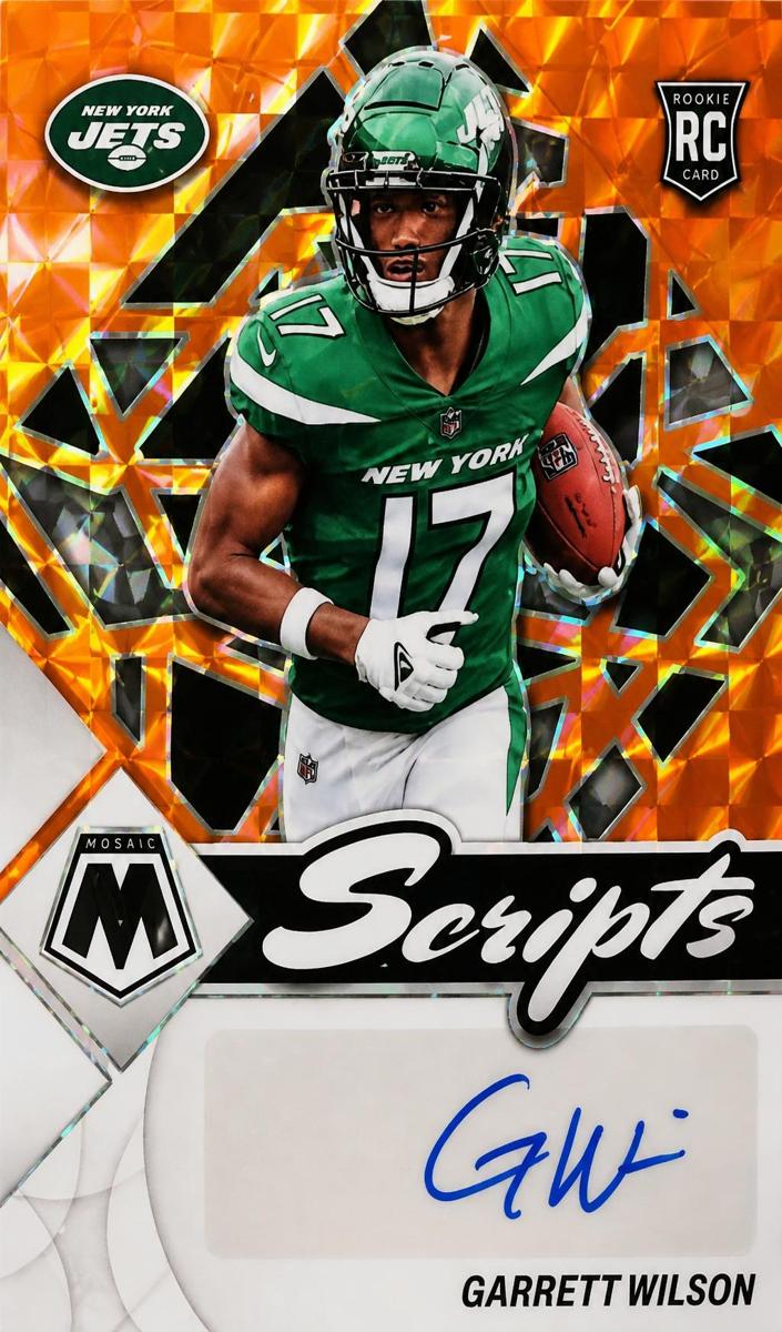2022 Panini Mosaic Football Orange Garrett Wilson #RS-GW SGC 9