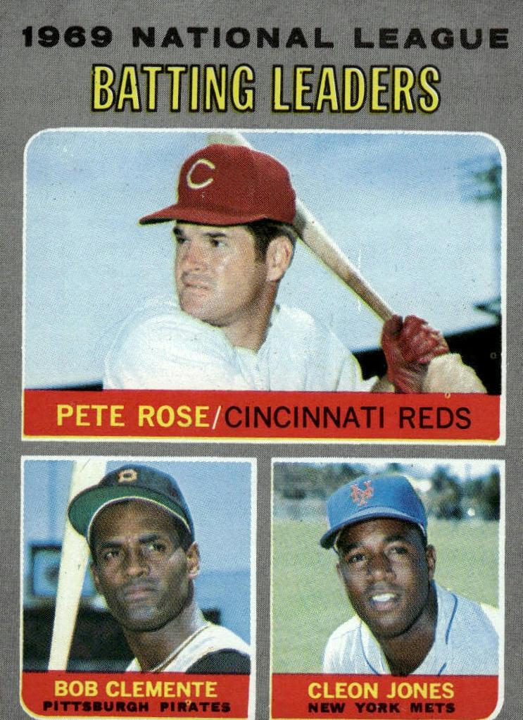 1970 Topps Baseball N.L. Batting Leaders #61