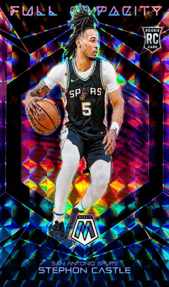 2024 Panini Mosaic Basketball Stephon Castle #2 PSA 9