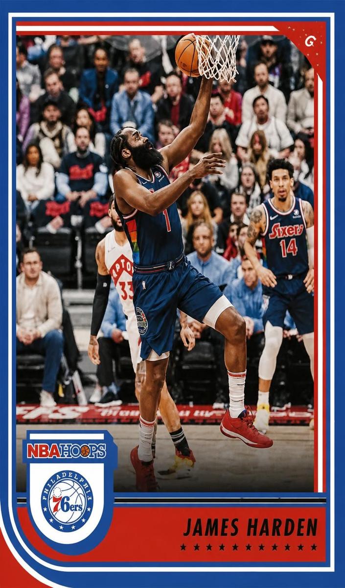 2022 Panini Hoops Basketball Winter James Harden #29 PSA 10