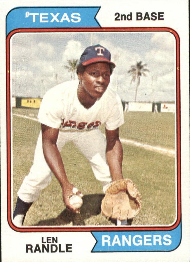 1974 Topps Baseball Len Randle #446