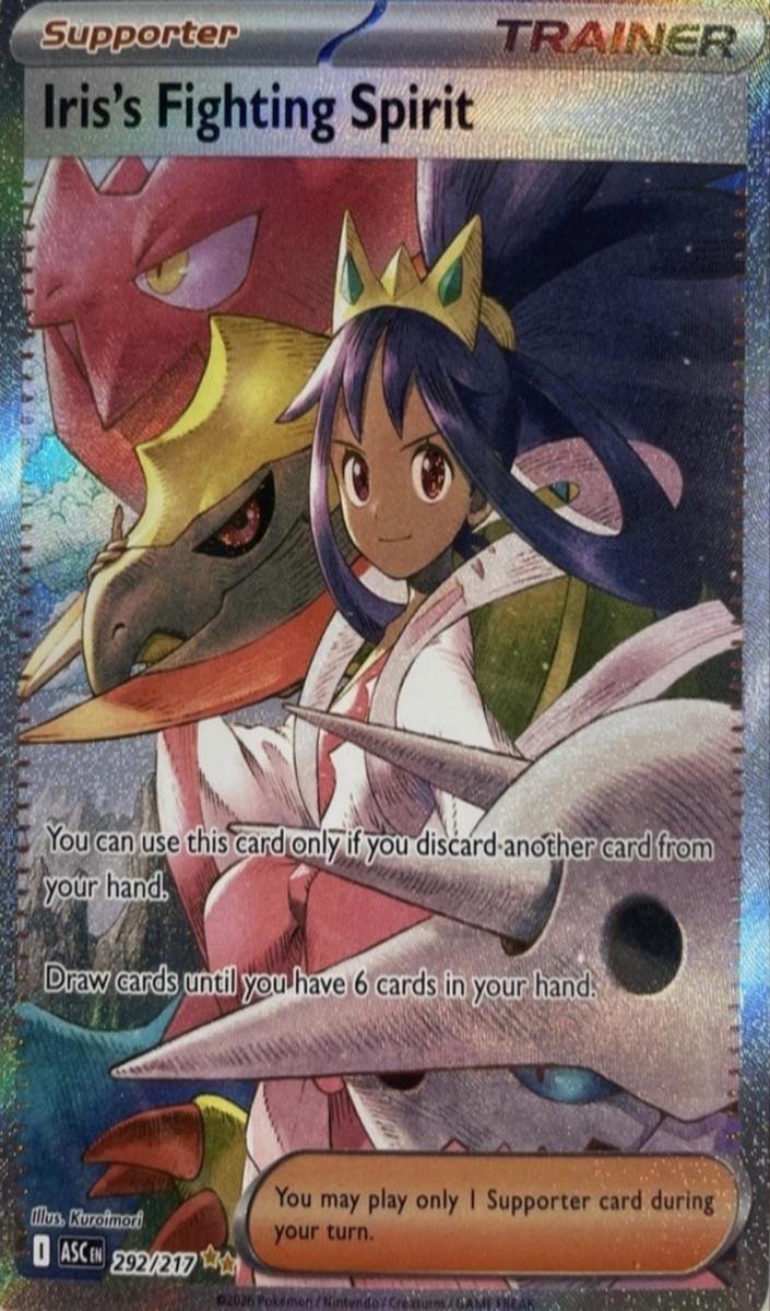 2026 Pokemon Mega Evolution Ascended Heroes Iris's Fighting Spirit #292