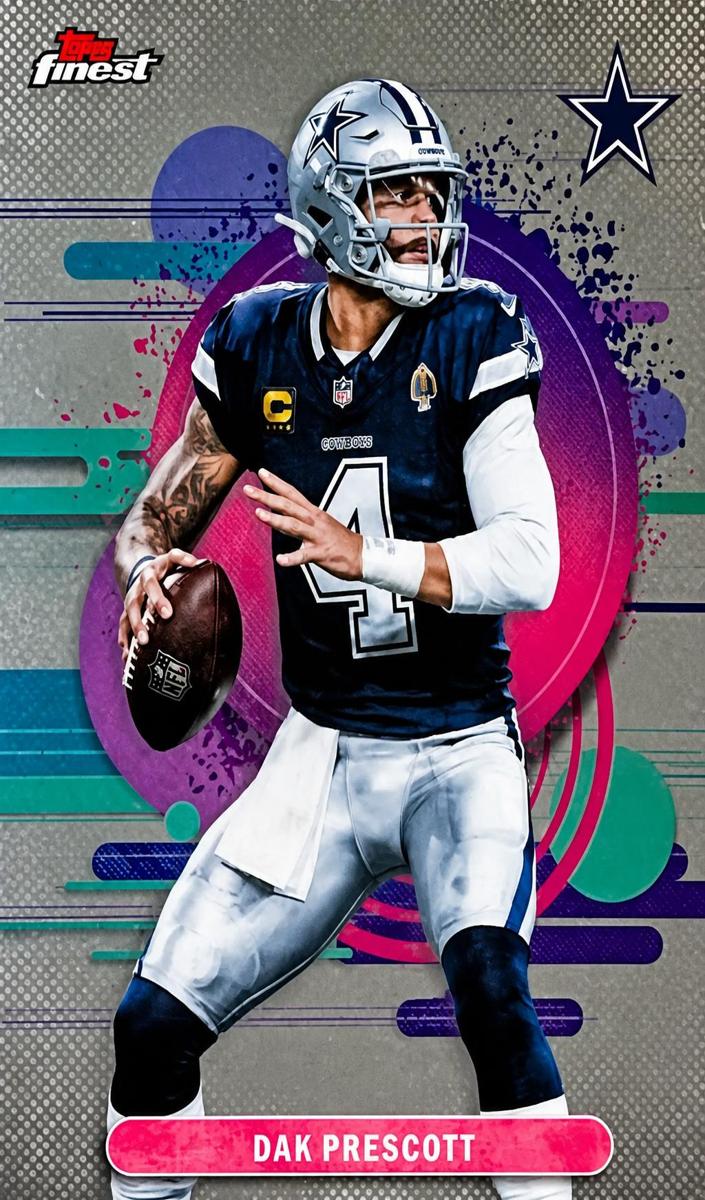 2025 Topps Finest Football Dak Prescott #129